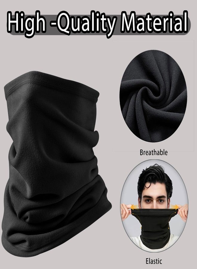 Sonfon 2 Pack Neck Gaiter Warmer Winter for Men&Women, Windproof Face Scraf Cover Fleece Face Mask for Cold Outdoor Activities - Image 4